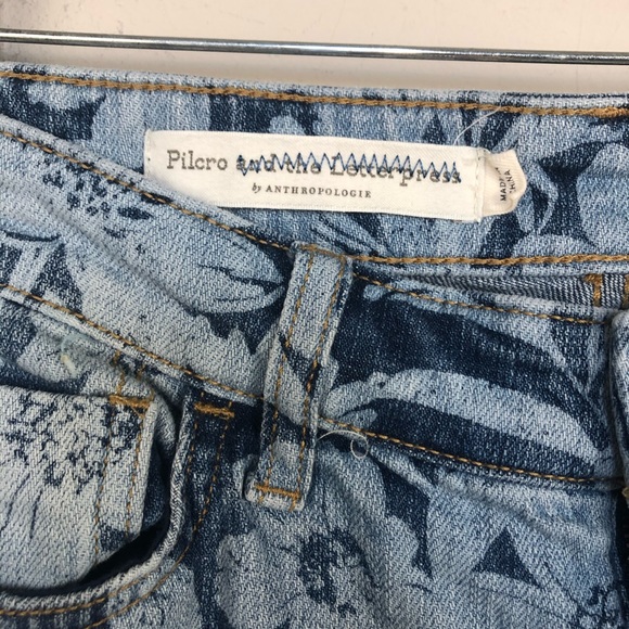 Anthropologie Pilcro Boyfriend Tropical Jeans - Picture 3 of 7